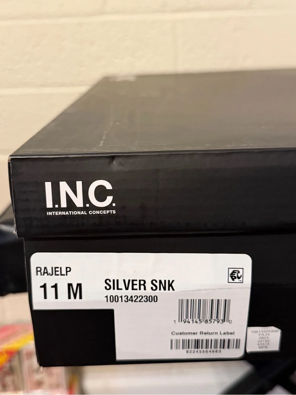 INC International Concepts Silver Snakeskin Over-the-Knee Stiletto Boots in